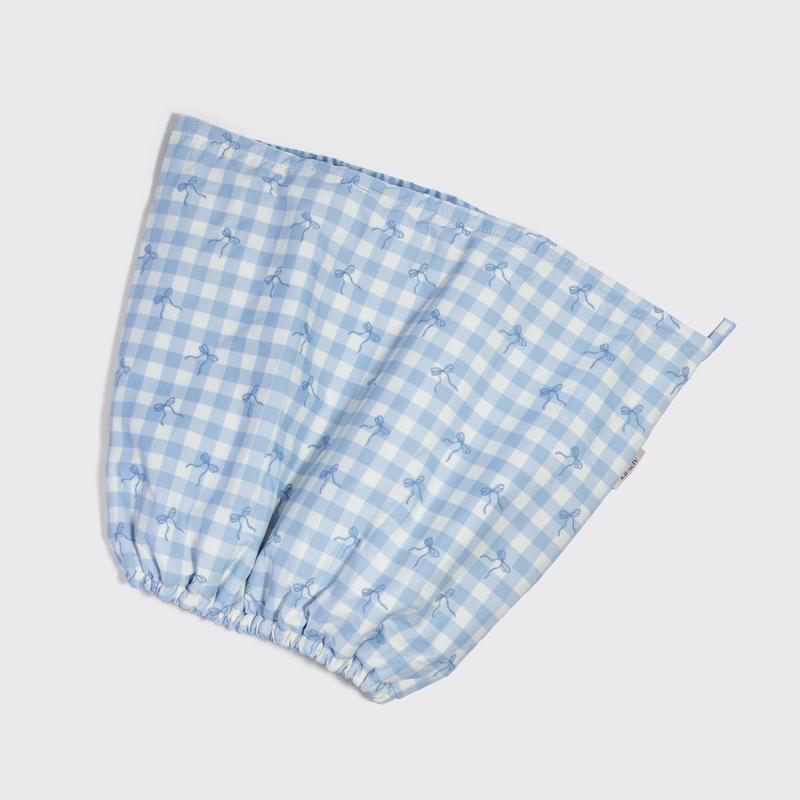 Waterproof Quick-Dry Foldable Shower Cap with Stylish Pattern Design for Hair Protection