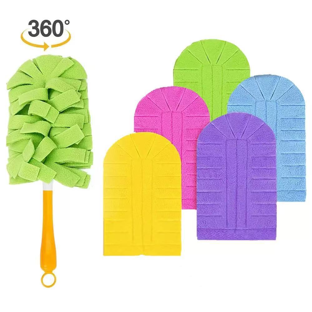 360‑Degree Duster Replacement Cloth Cover, Dual‑Use for Wet and Dry Cleaning