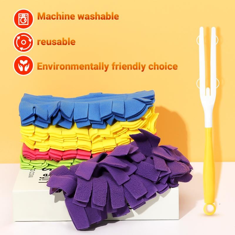 360‑Degree Duster Replacement Cloth Cover, Dual‑Use for Wet and Dry Cleaning