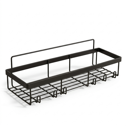 Modern No-Drill Bathroom Storage Rack 3-Tier Wall Mounted Organizer for Toiletries and Daily Essentials